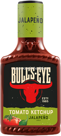 Bull's Eye Tomato Ketchup Jalapeňo Chili, 425 ml