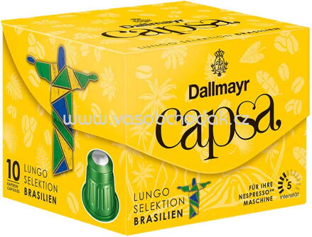 Dallmayr Kaffee Capsa Lungo Selektion Brasilien, 10 St