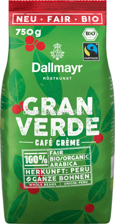 Dallmayr Gran Verde Café Creme, 750g