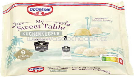 Dr.Oetker My Sweet Table Kuchenkugeln Batida de Côco, 150g