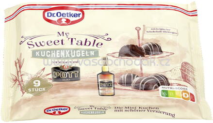 Dr.Oetker My Sweet Table Kuchenkugeln Pott Rum, 150g
