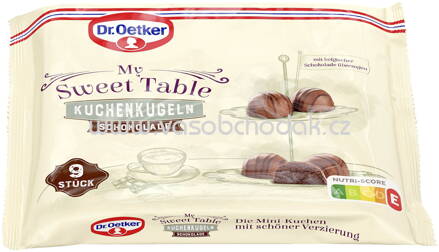 Dr.Oetker My Sweet Table Kuchenkugeln Schoko, 150g
