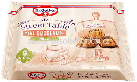 Dr.Oetker My Sweet Table Mini Gugelhupf Nuss, 135g