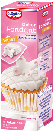 Dr.Oetker Dekor Fondant Weiß, 100g