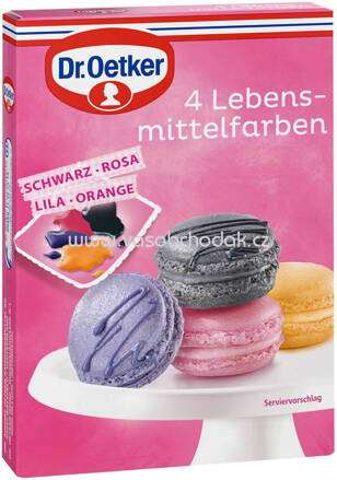 Dr.Oetker 4 Lebensmittelfarben, 80g