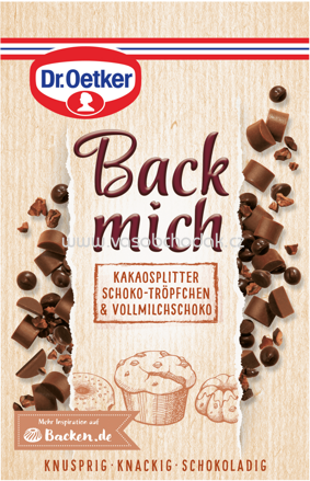 Dr.Oetker Back Mich Kakaosplitter Schoko, 90g