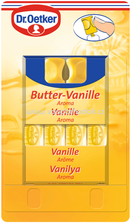 Dr.Oetker Butter Vanille Aroma, 4 St, 8 ml