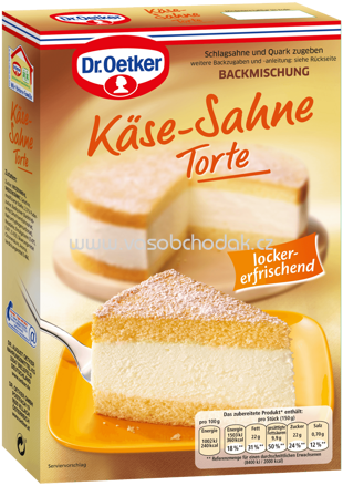 Dr.Oetker Backmischungen Familienkuchen Käse-Sahne-Torte, 385g
