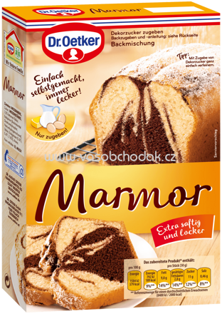Dr.Oetker Backmischungen Kastenkuchen Marmor Kuchen, 400g