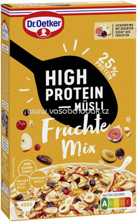 Dr.Oetker High Protein Müsli Früchte Mix, 400g