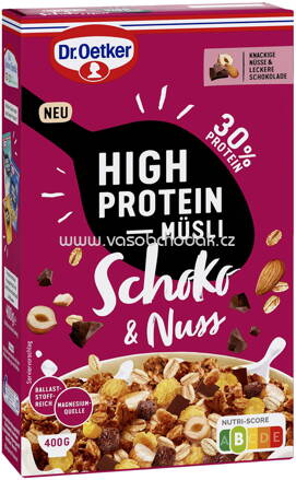 Dr.Oetker Vitalis High Protein Müsli Schoko Nuss, 400g