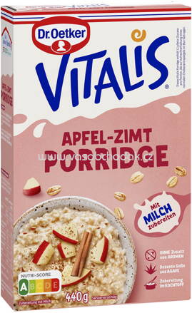 Dr.Oetker Vitalis Apfel-Zimt Porridge, 440g