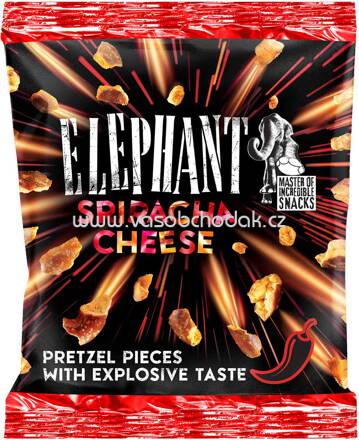 Elephant Meteoritzi Pretzel Pieces Sriracha Cheese, 125g