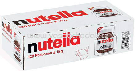 Ferrero Nutella Nuss Nougat Creme, 120 St x 15g, 1800g