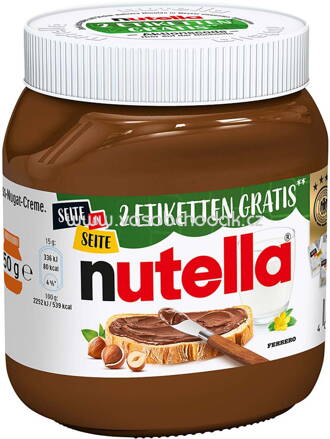 Ferrero Nutella Nuss Nougat Creme, 450g