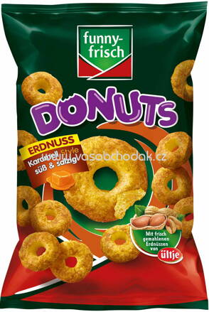Funny-frisch Donuts Erdnuss Karamell, 110g