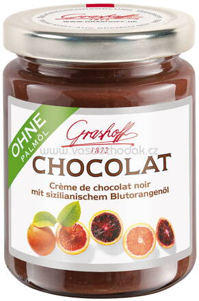 Grashoff Dunkle Chocolat mit sizilianischem Blutorangenöl, 250g
