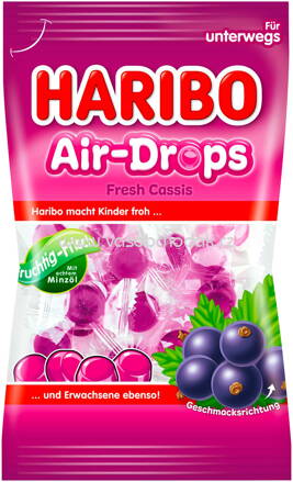 Haribo Air-Drops Fresh Cassis, 100g
