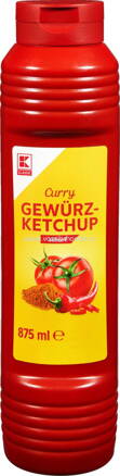 K-Classic Gewürzketchup Curry Scharf, 875 ml