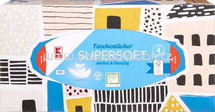 K-Classic Taschentücher Supersoft Box, 4-lagig, 100 St