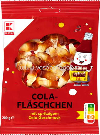 K-Classic Cola Fläschen, 200g