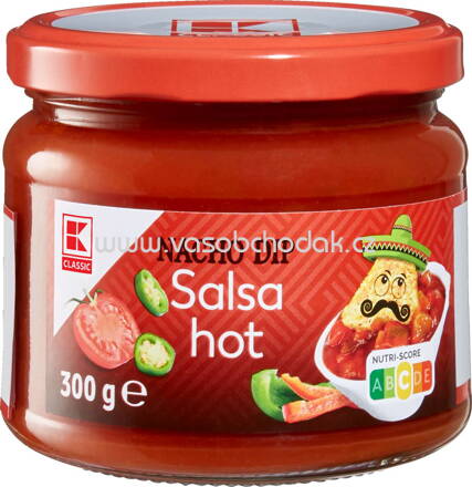 K-Classic Nacho Dip Salsa Hot, 300g