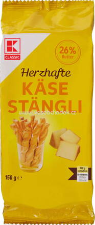 K-Classic Herzhafte Käse Stängli, 150g