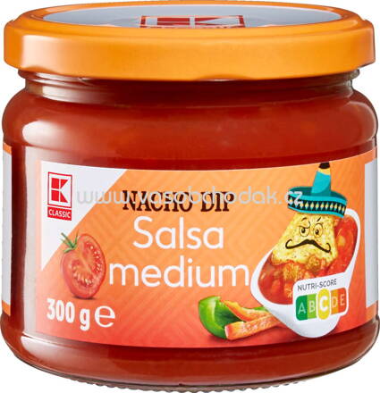 K-Classic Nacho Dip Salsa Medium, 300g