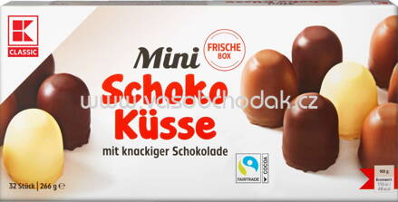 K-Classic Mini Schoko Küsse, 32 St, 266g