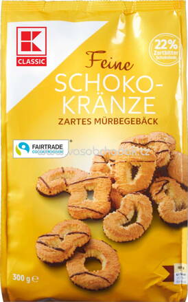 K-Classic Feine Schoko Kränze, 300g