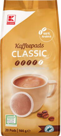 K-Classic Kaffeepads Classic, 144g