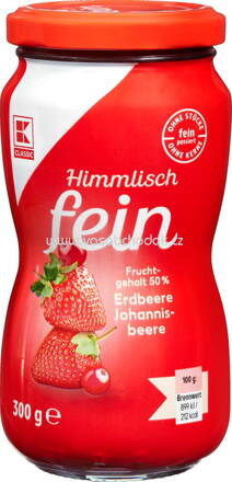 K-Classic Himmlisch Fein Erdbeere-Johannisbeere, 300g