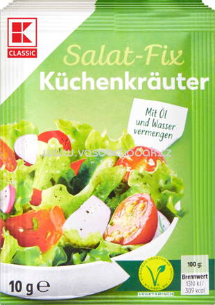 K-Classic Salat Fix Küchenkräuter, 5x10g
