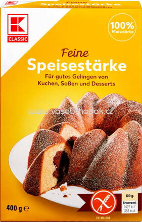 K-Classic Feine Speisestärke, glutenfrei, 400g