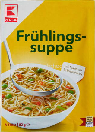 K-Classic Frühlingssuppe, 4 Portionen, 82g