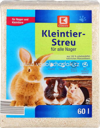 K-Classic Kleintier Streu für alle Nager, 60l