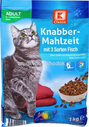 K-Classic Knabber Mahlzeit mit 3 Sorten Fisch, 1 kg