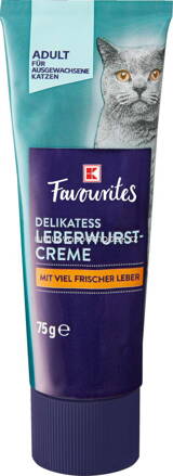 K-Favourites Delikatess Leberwurst Creme, Adult, 75g