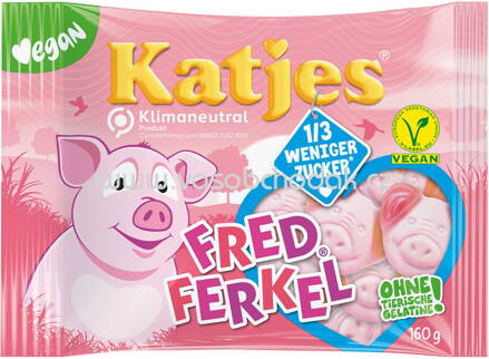 Katjes Fred Ferkel zuckerreduziert, 160g