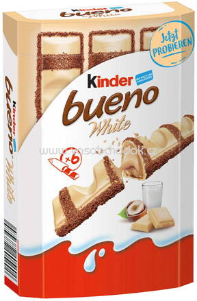 Kinder Bueno White, 6 St, 117g