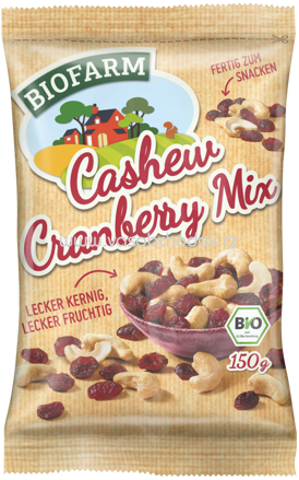 Kluth Biofarm Cashew Cranberry Mix, 150g