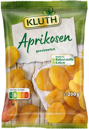 Kluth Aprikosen, geschwefelt, 200g