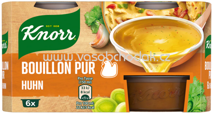 Knorr Bouillon Pur Huhn, 6x500 ml