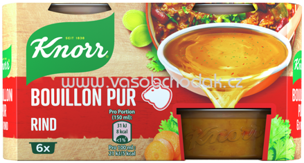 Knorr Bouillon Pur Rind, 6x500 ml