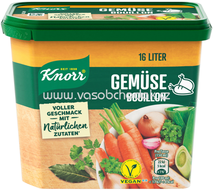 Knorr Gemüse Bouillon, Dose, 16l