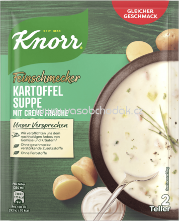 Knorr Feinschmecker Kartoffelsuppe mit Creme Fraiche, 1 St