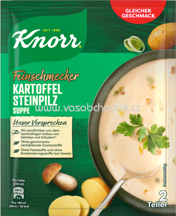 Knorr Feinschmecker Kartoffel Steinpilz Suppe, 1 St
