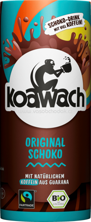 Koawach Schoko-Drink, Kakao & Guarana mit Schokolade, 235 ml