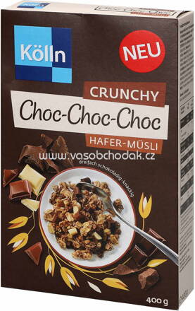 Kölln Crunchy Müsli Choc-Choc-Choc, 400g