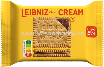 Leibniz Cream Choco, 100x19g, 1,9 kg